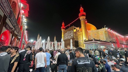 Imam Ali (AS) holy shrine in Najaf hosting Arba'een pilgrims