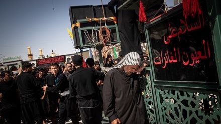 Pilgrims in the holy city of Karbala on the eve of Arba'een (1)