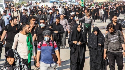 Mehran marzədə Ərbəine Huseyni(ə) hərorətinə hol-həvo.