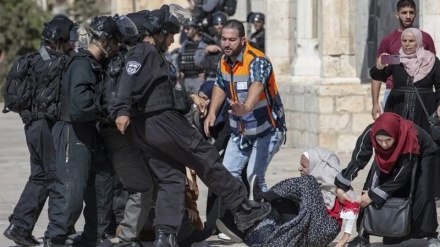Sulm ushtarak sionist ndaj palestinezëve që protestojnë kundër pushtimit