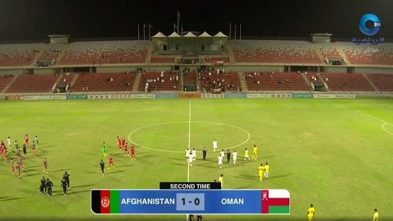 پیروزی ‏تیم فوتبال جوانان افغانستان در برابر عمان