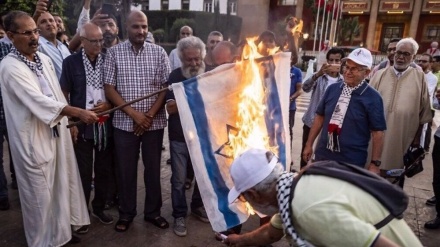 Marocco, manifestazione anti Israele