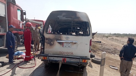 جزئیات حادثه برخورد خودروی حامل مسافران ایرانی در عراق
