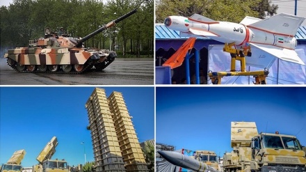 Prezantimi i pajisjeve më të fundit të avancuara të ushtrisë dhe Gardës Revolucionare të Iranit në paradën e javës së Mbrojtjes së Lavdishme