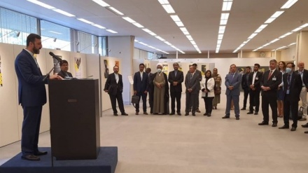 Yaptırımlar karşıtı sergi, Cenevre'deki BM merkezinde İnsan Hakları Merkezi’nin Sekreteri'nin huzurunda açıldı