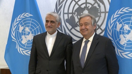دیدار نماینده جدید ایران در سازمان ملل با 