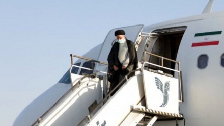 رئیس جمهوری ایران برای شرکت در نشست شانگهای وارد ازبکستان شد