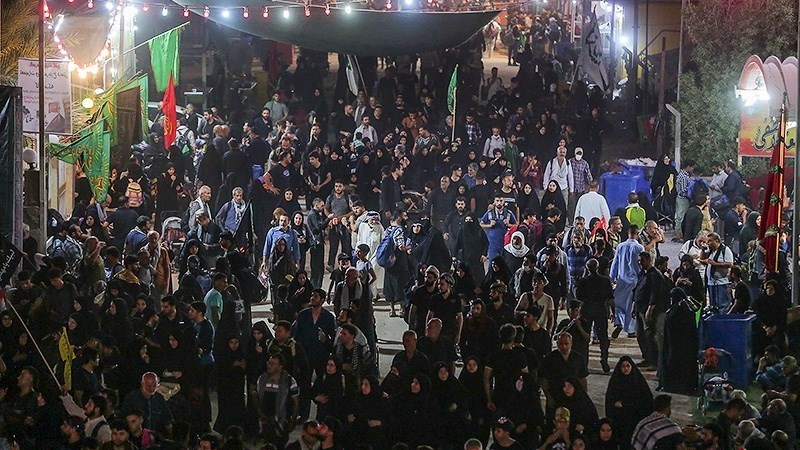 peziarah Arbain di Karbala