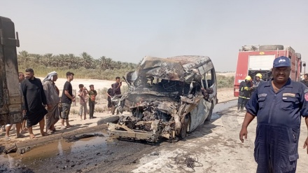 Irak'ta otobüste patlama: 41 yaralı ve ölü 