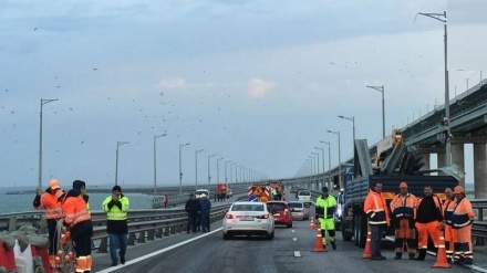 משרד התחבורה הרוסי: התחדשה התנועה בגשר לחצי האי קרים
