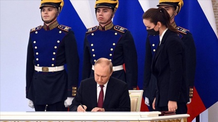 Putin 4 Sebitiň Russiýa Birikmegini Tassyklady