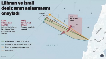 İşgal kabinesi Lübnan ile deniz sınırı anlaşmasını onayladı