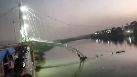 Dozens killed after suspension bridge collapses in India’s Gujarat