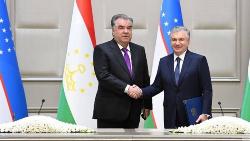 دیدار سران ازبکستان و تاجیکستان