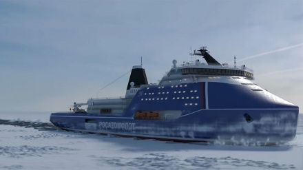 俄罗斯“乌拉尔”号核动力破冰船开始海试