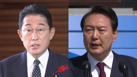 日韓電話首脳会談、北朝鮮対応で一致