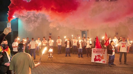 Deutsche Industriearbeiter beginnen Streik, nachdem Verhandlungen über Lohnerhöhungen gescheitert sind