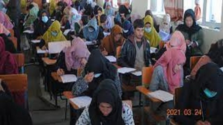 برگزاری امتحان کنکور در افغانستان 