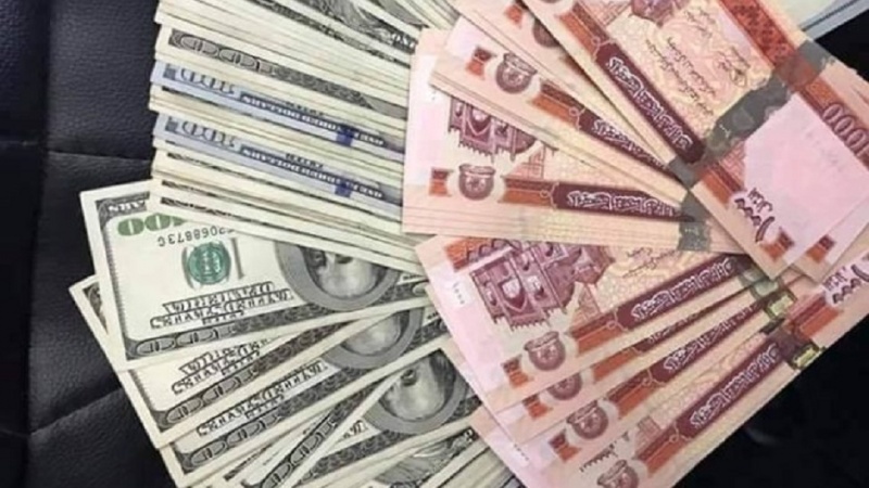 افزایش ارزش پول افغانی در برابر دلار