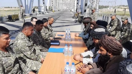 نشست مقامات مرزی طالبان و ازبکستان در بندرحیرتان