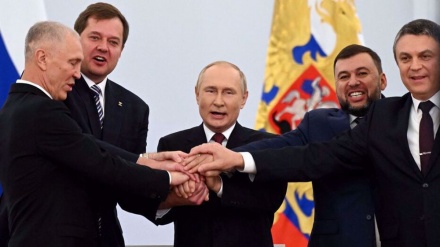 Украинанинг тўртта вилоятининг Россияга қўшишилиши; ғарб муваффиқиятсизлигининг яна бир кўриниши