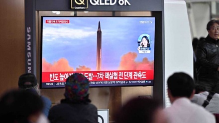North Korea fires ballistic missiles after US carrier deployment