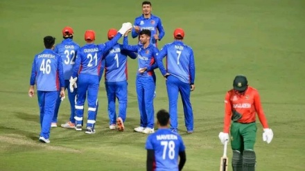  پیروزی تیم ملی کریکت افغانستان مقابل بنگلادش 