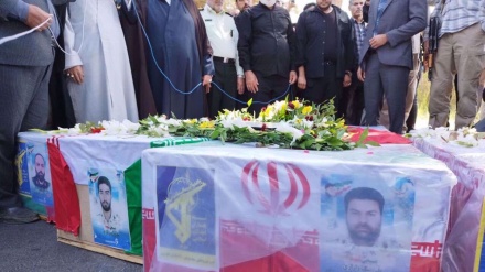 Funeral procession held for Iranian security forces martyred in Zahedan terrorist attack
