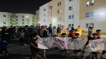 ادامه اعتراض پناهجویان افغانستان در ابوظبی: «اینجا مثل زندانی هستیم»