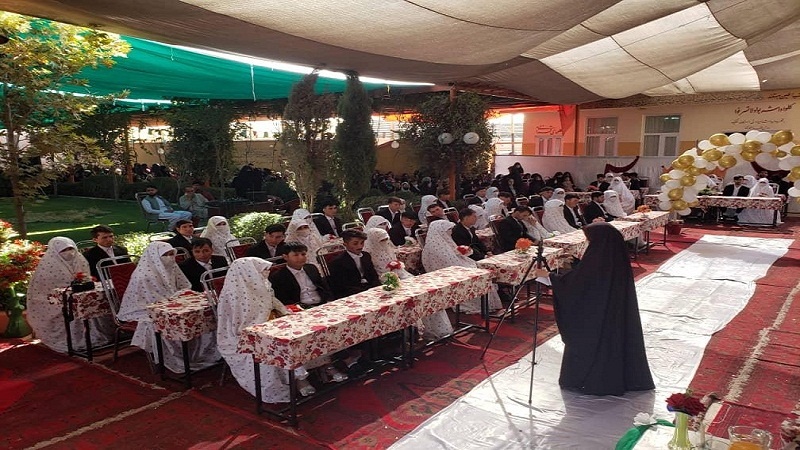عروسی دسته جمعی در مزارشریف