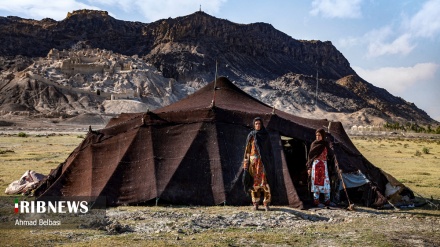 Dorfbewohner und Nomaden Irans