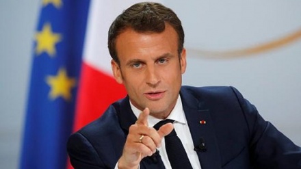 Macron'un, Avrupa'nın inşa kampanyası için ABD'ye karşı koyma vurgusu
