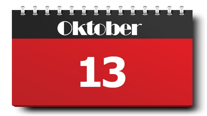 13 Oktober 2022