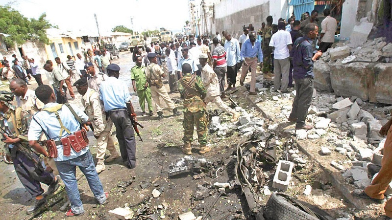 ソマリアで自動車爆破
