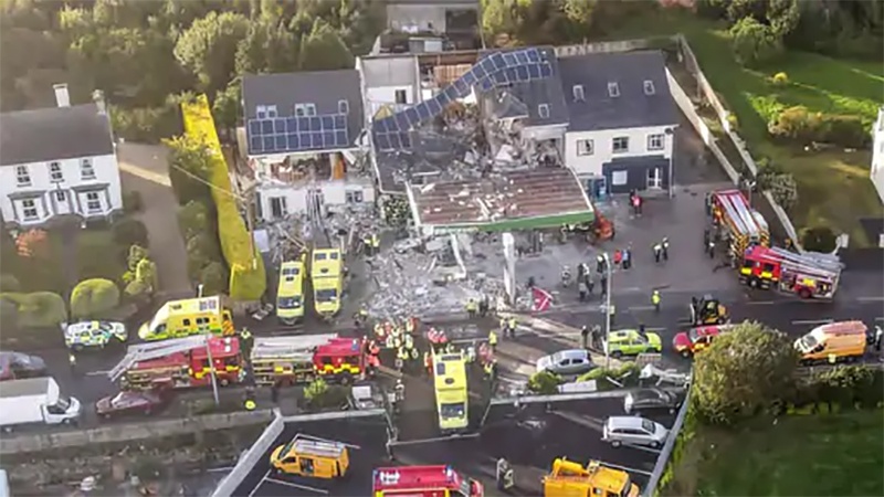 आयरलैंड के पेट्रोल स्टेशन में ब्लास्ट, 10 लोगों की मौत, मरने वालों में महिलायें और बच्चे भी शामिल
