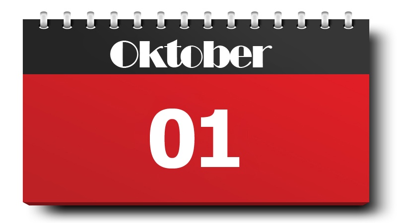 1 Oktober 2022