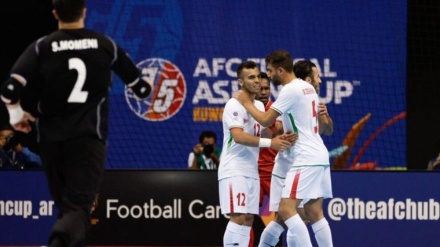 Ngritja e kombëtares iraniane në futsal në fazën eliminatore të Kupës së Kombeve të Azisë