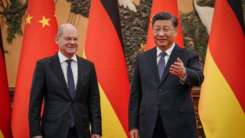 קנצלר גרמניה: ביקשתי מנשיא סין לעזור להביא לסיום המלחמה באוקראינה