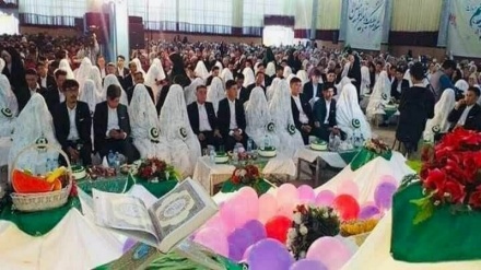  56 زوج جوان در کابل، آغاز زندگی مشترک خود را جشن گرفتند