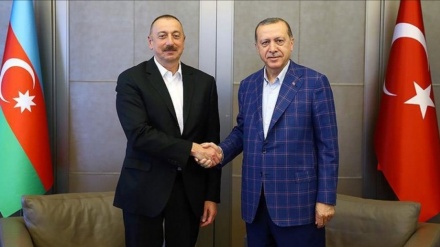 Erdoğan kapalı kapılar arkasında İlham Aliyev ile görüştü