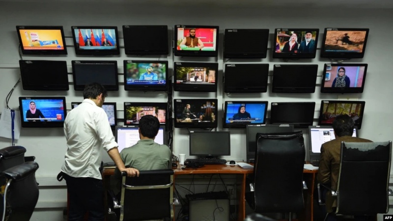 توقف فعالیت 50 درصد تلویزیون‌ها در افغانستان