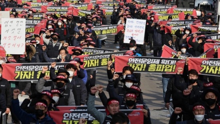 South Korean president warns of crackdown on crippling trucker strike
