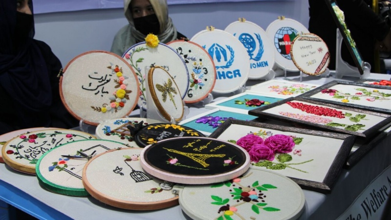 برپایی نمایشگاه فرهنگی و صنایع دستی زنان در هرات