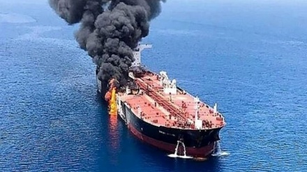 حمله پهپادی به یک نفتکش اسراییلی در آب های عمان