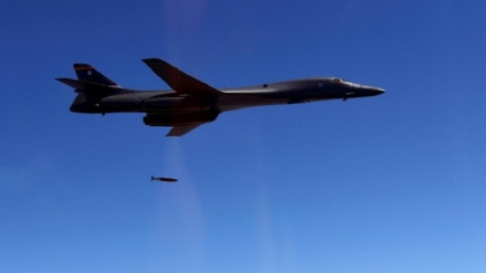 米B1爆撃機が、韓国との合同演習に参加