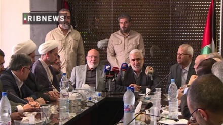 İranlı parlamenterlerden oluşan bir heyet Filistinli direniş gruplarının liderleriyle bir araya geldi
