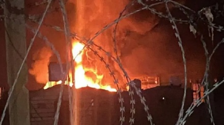 イラク・シリア国境で、イラン産燃料輸送トラックが無人機攻撃受ける