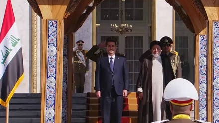  استقبال رئیس جمهوری اسلامی ایران از نخست وزیر عراق