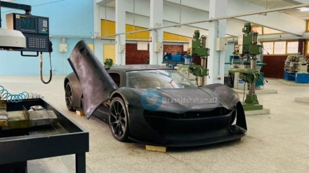 نمایش خودروی ساخت افغانستان در نمایشگاه بین‌المللی قطر