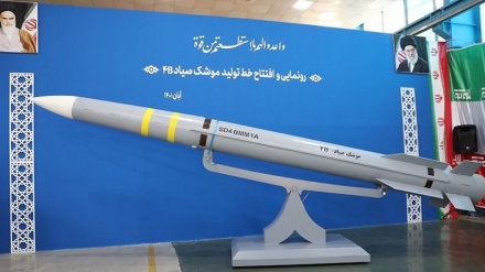 Iran unveils new air defense missile